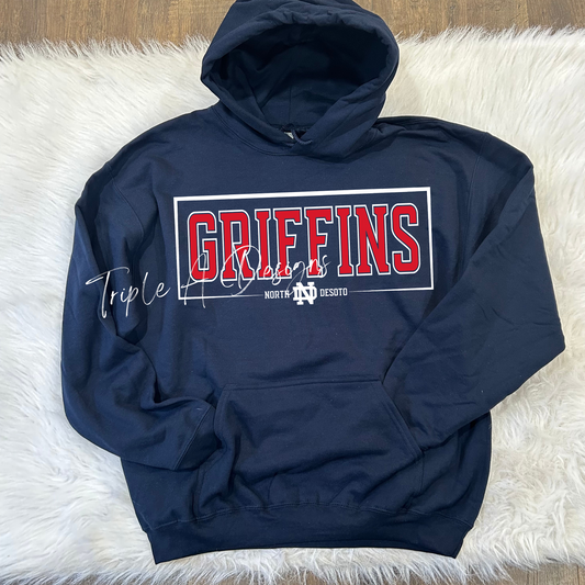 North Desoto Griffins Design 018- Sweatshirt, Hoodie