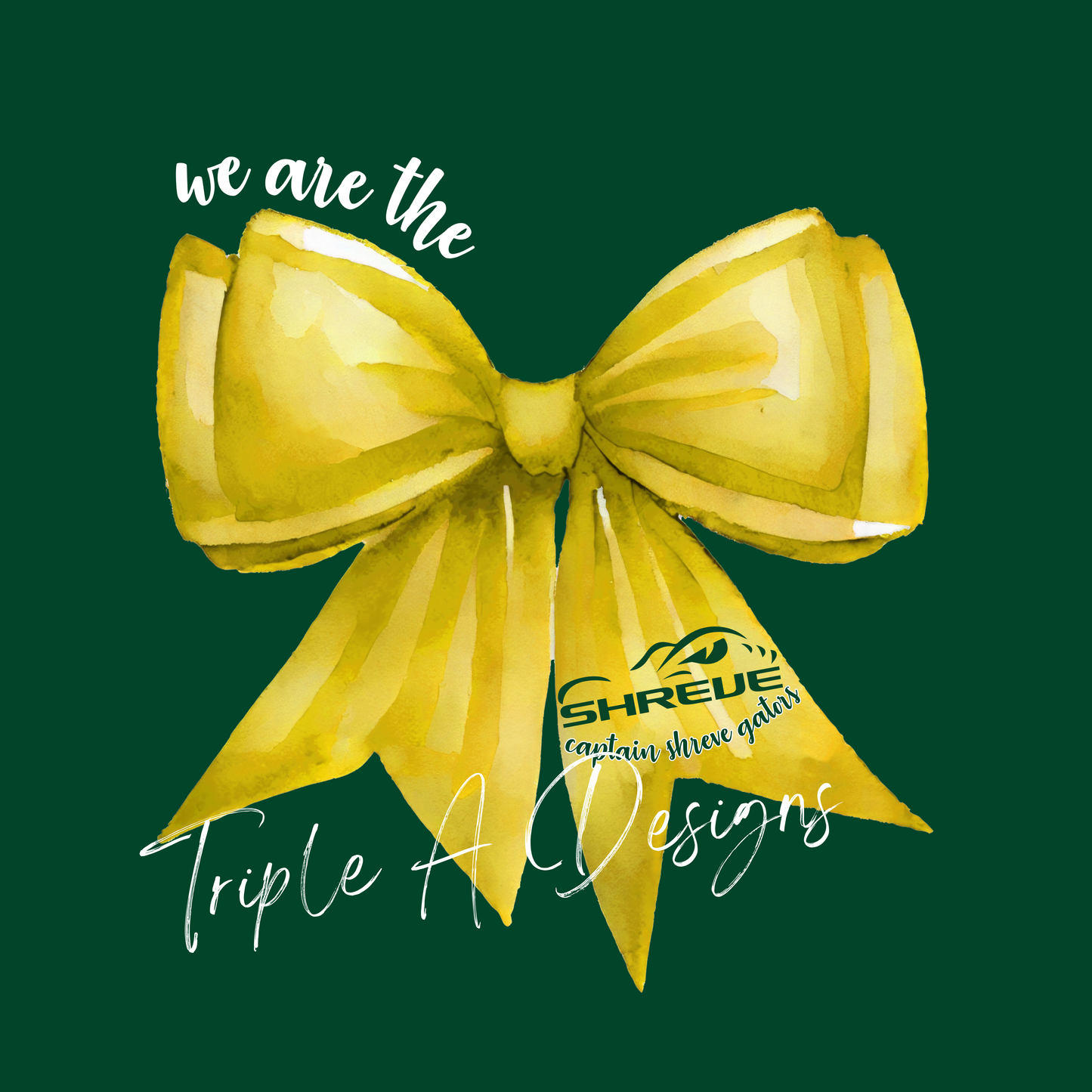 We Are The Captain Shreve Gators Bow - Gildan Short Sleeve Tee