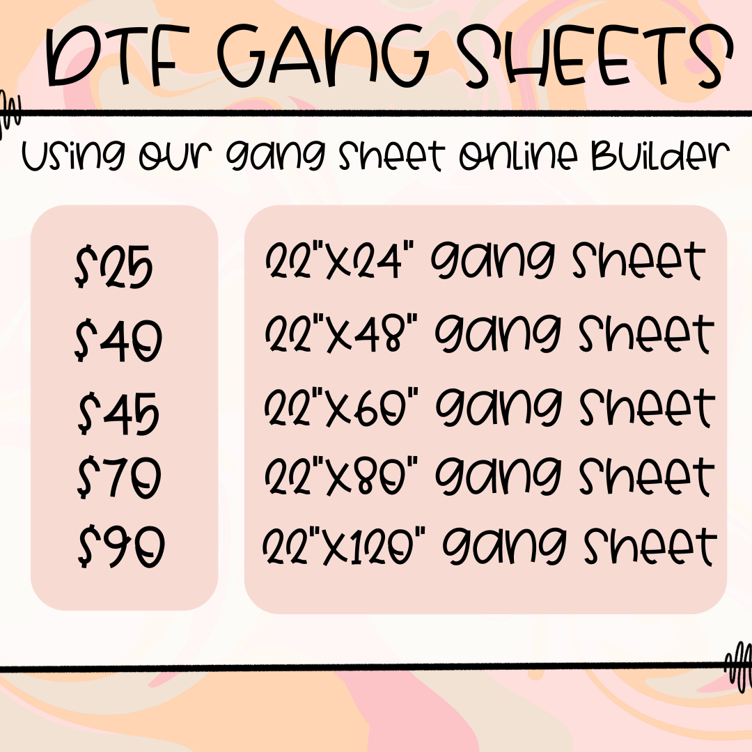 Custom DTF Gang Sheets - Online Builder