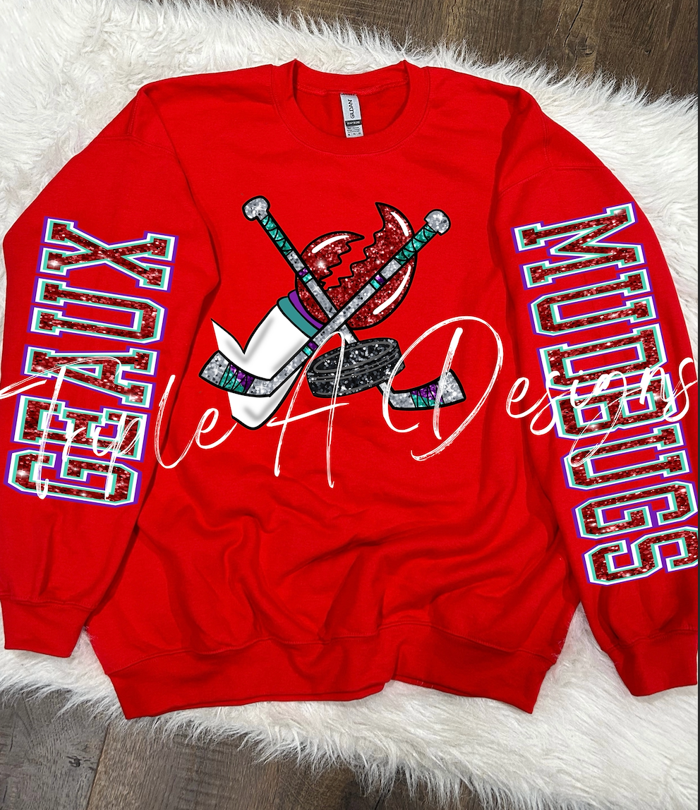 Mudbugs Hockey - Adult Long Sleeve Tee, Sweatshirt